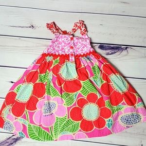 Girls Floral Summer Dress